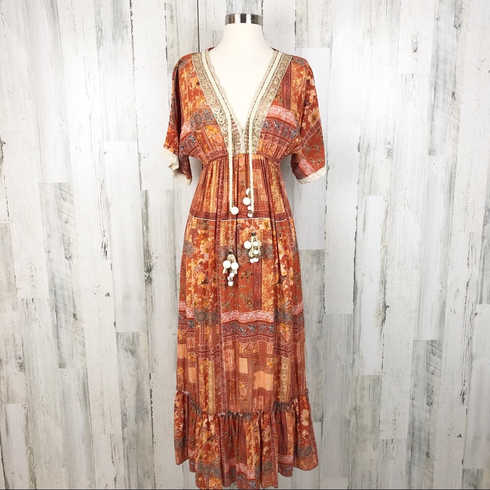 VINTAGE ITALIAN BOHO DRESS